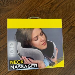 Vibrating Neck Massager in Yellow and Gray